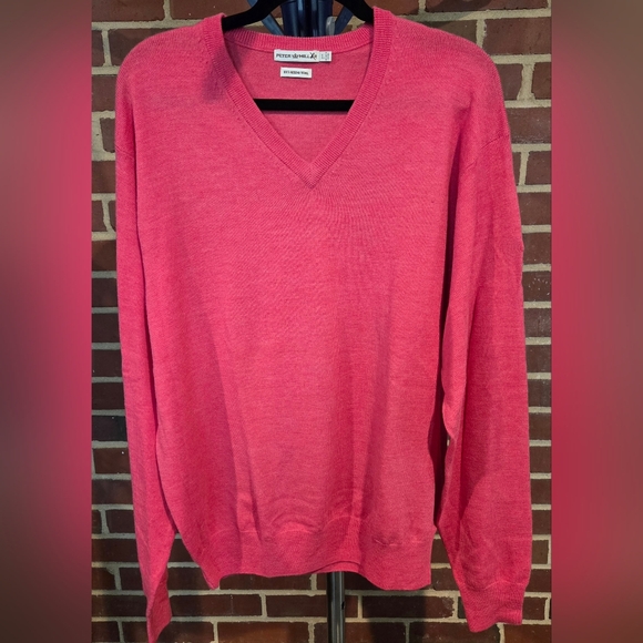 Peter Millar Other - Peter Millar V-Neck 100% Merino Wool Mens Sweater Large